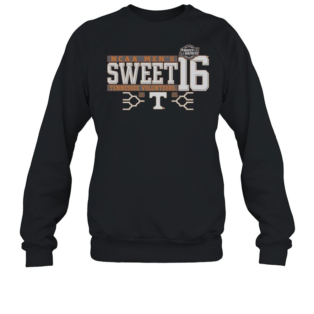Tennessee Volunteers NCAA Mens Basketball 2025 Sweet 16 Bound March Madness Logos T-shirt