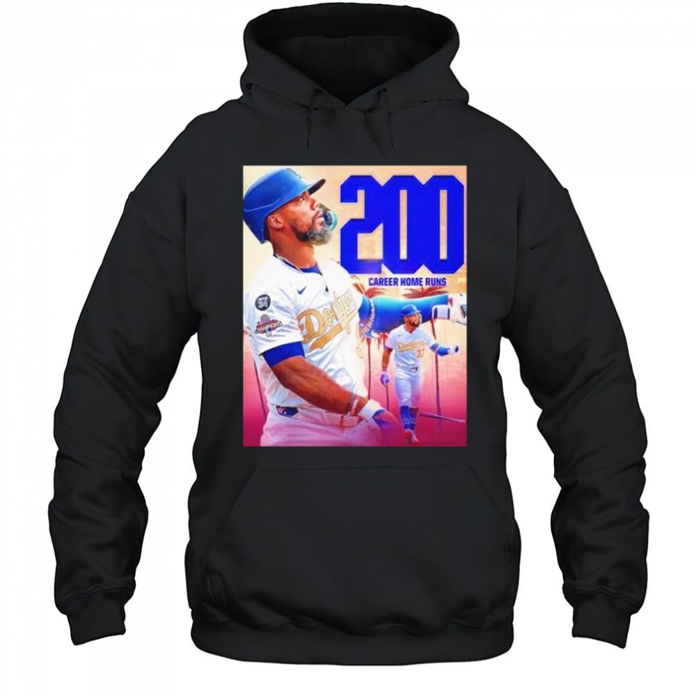 Teoscar Hernandez 200 career home runs Los Angeles Dodgers shirt