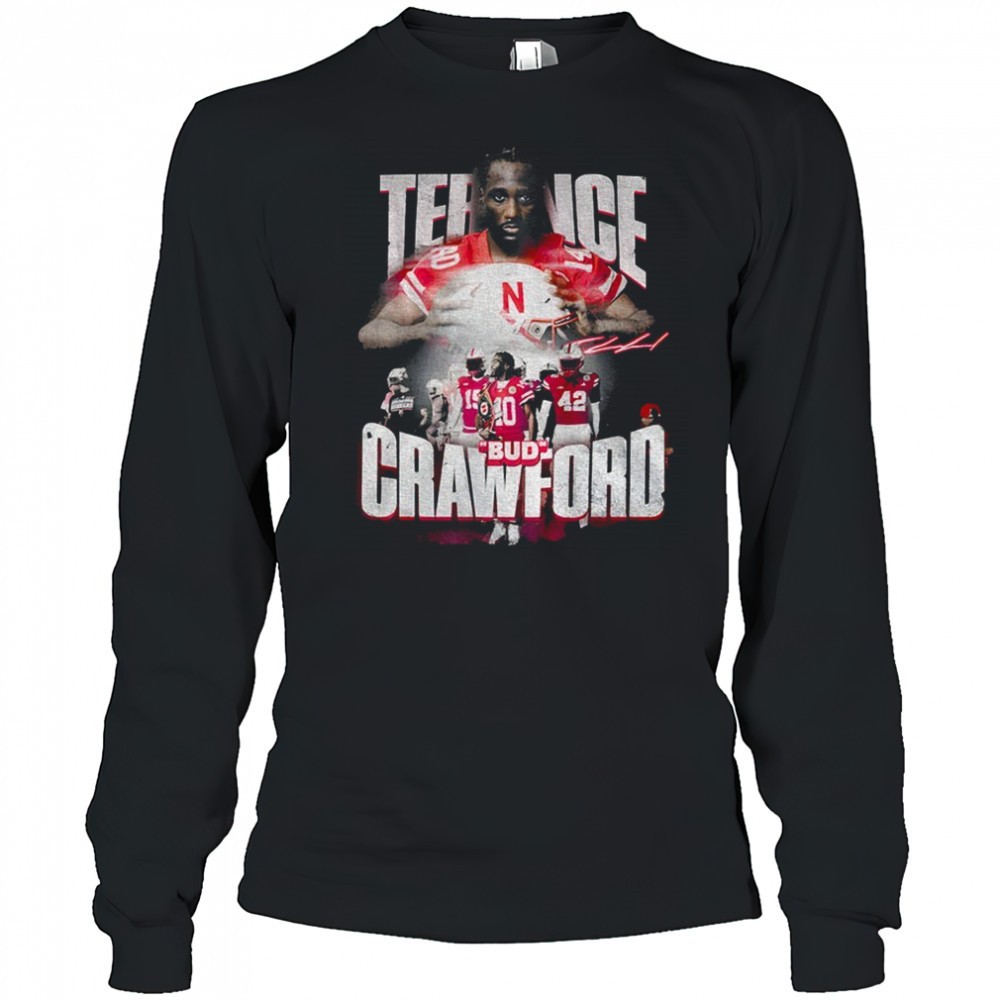 Terence Crawford Bud Nebraska Cornhuskers Football NFL signature vintage shirt