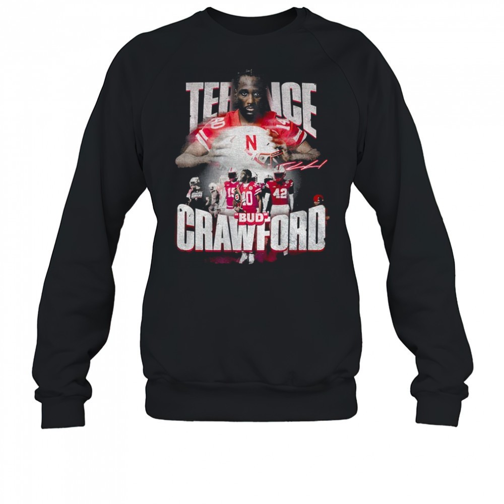 Terence Crawford Bud Nebraska Cornhuskers Football NFL signature vintage shirt