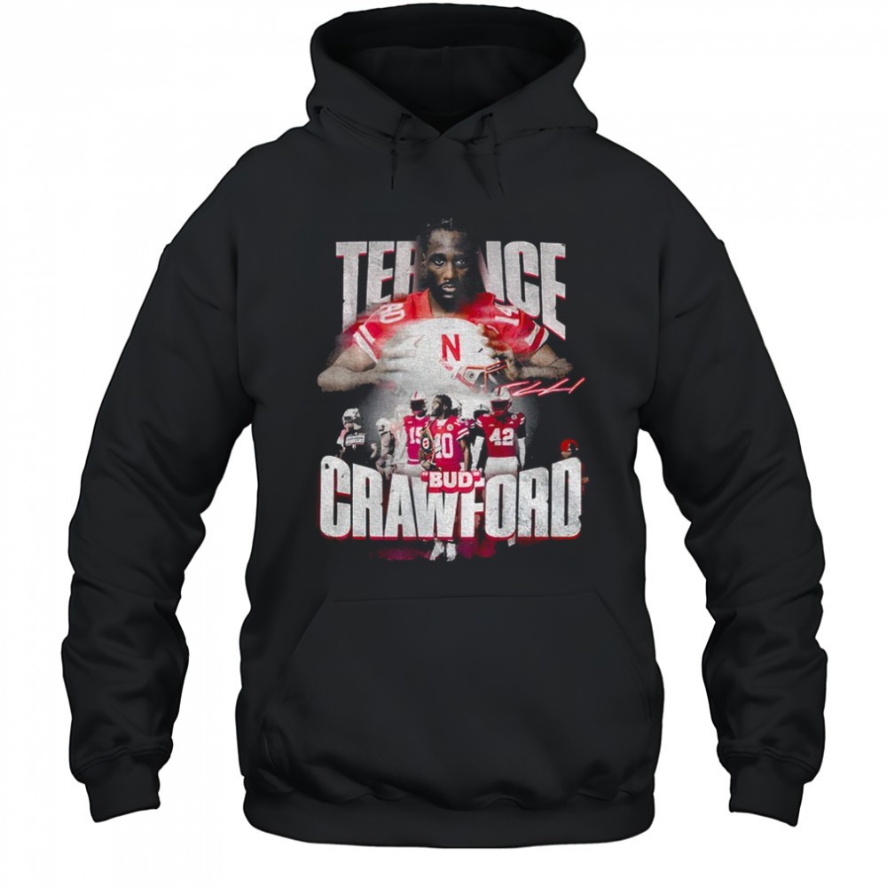 Terence Crawford Bud Nebraska Cornhuskers Football NFL signature vintage shirt