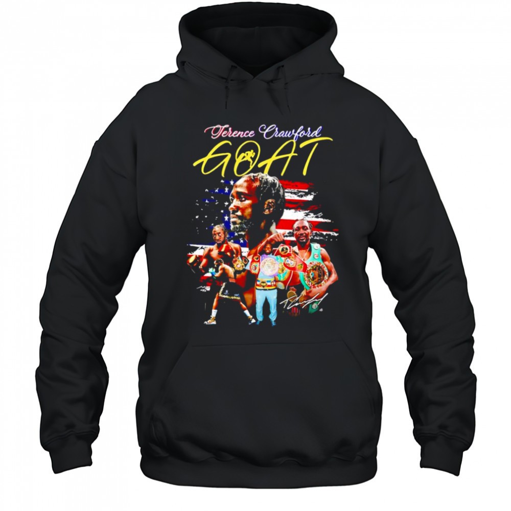 Terence Crawford Goat American flag shirt