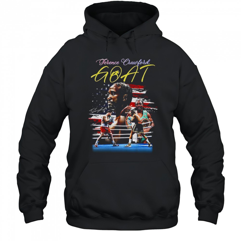 Terence Crawford title defense GOAT UFC shirt