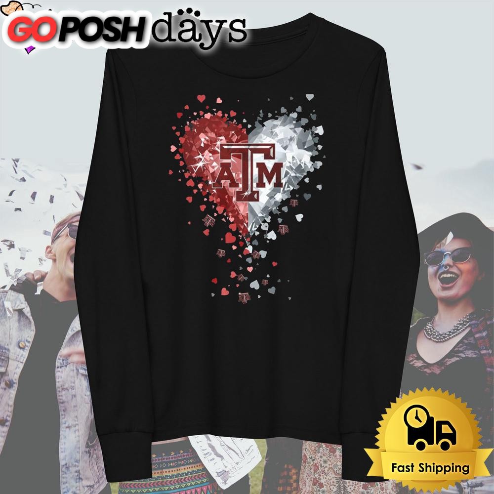 texas-am-aggies-crystal-heart-t-shirt-6x6qefwe Texas A&M Aggies Crystal Heart T Shirt