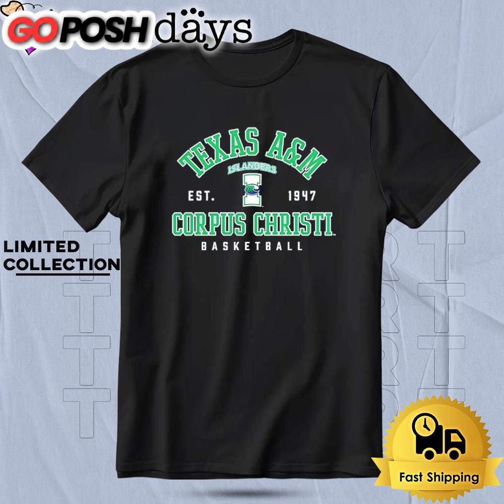 Texas A&m Corpus Christi Basketball Est 1947 Logo T Shirt