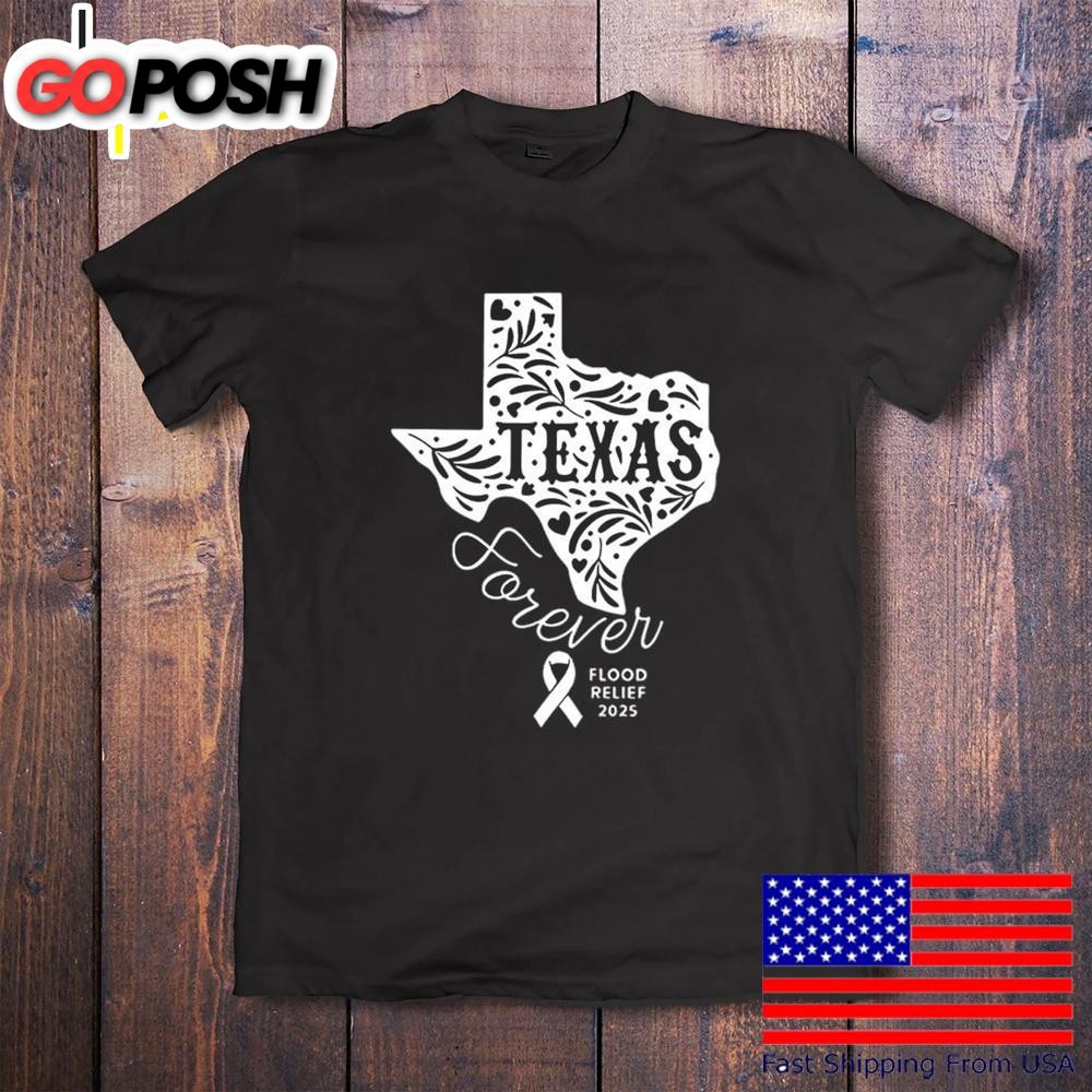 Texas Forever Flood Relief 2025 Breast Cancer Awareness Month T-Shirt
