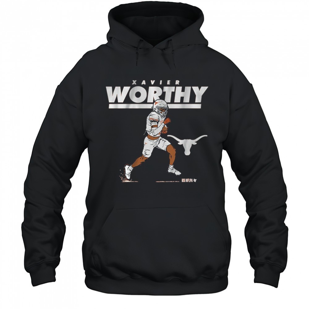 Texas Longhorn Football NCAA Xavier Worthy Superstar Pose t-shirt