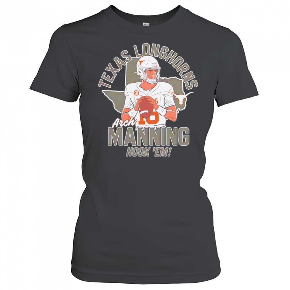 texas-longhorns-arch-manning-hook-em-football-shirt-4yapm907 Texas Longhorns Arch Manning hook em football shirt
