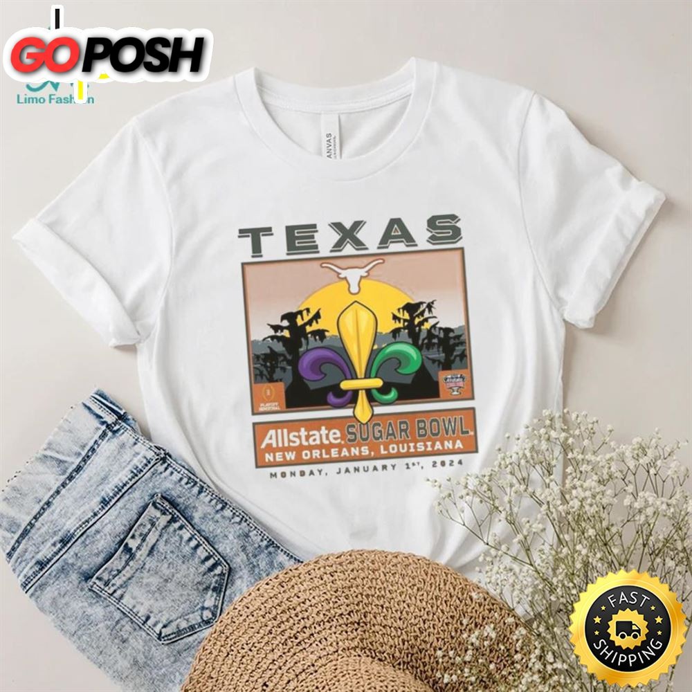 Texas Longhorns College Football Playoff 2025 Sugar Bowl T Shirt