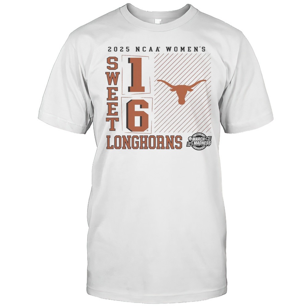 texas-longhorns-ncaa-womens-basketball-tournament-march-madness-sweet-16-elite-8-wu6381z0 Texas Longhorns NCAA Womens Basketball Tournament March Madness Sweet 16 Elite 8 No Look Pass 2025 T-shirt