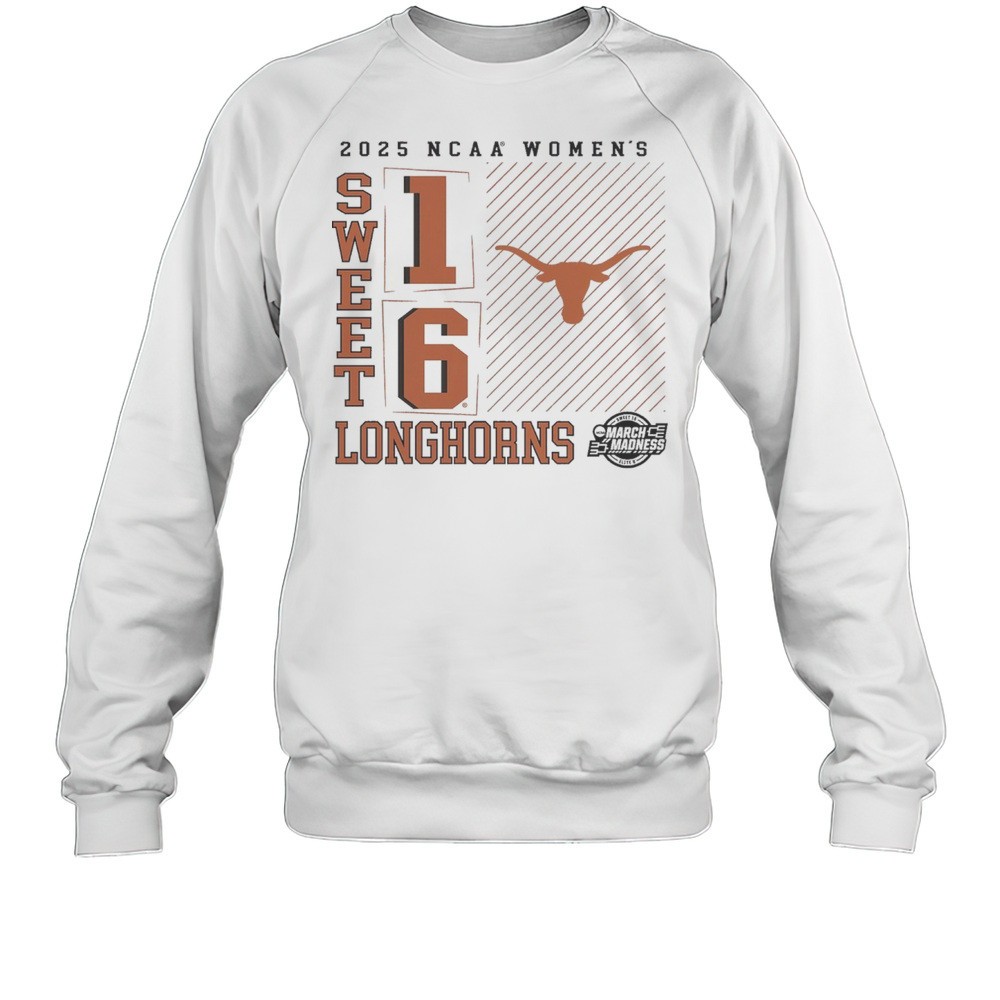 Texas Longhorns NCAA Womens Basketball Tournament March Madness Sweet 16 Elite 8 No Look Pass 2025 T-shirt