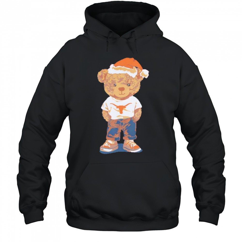 Texas Longhorns Santa Hat Bear Shirt