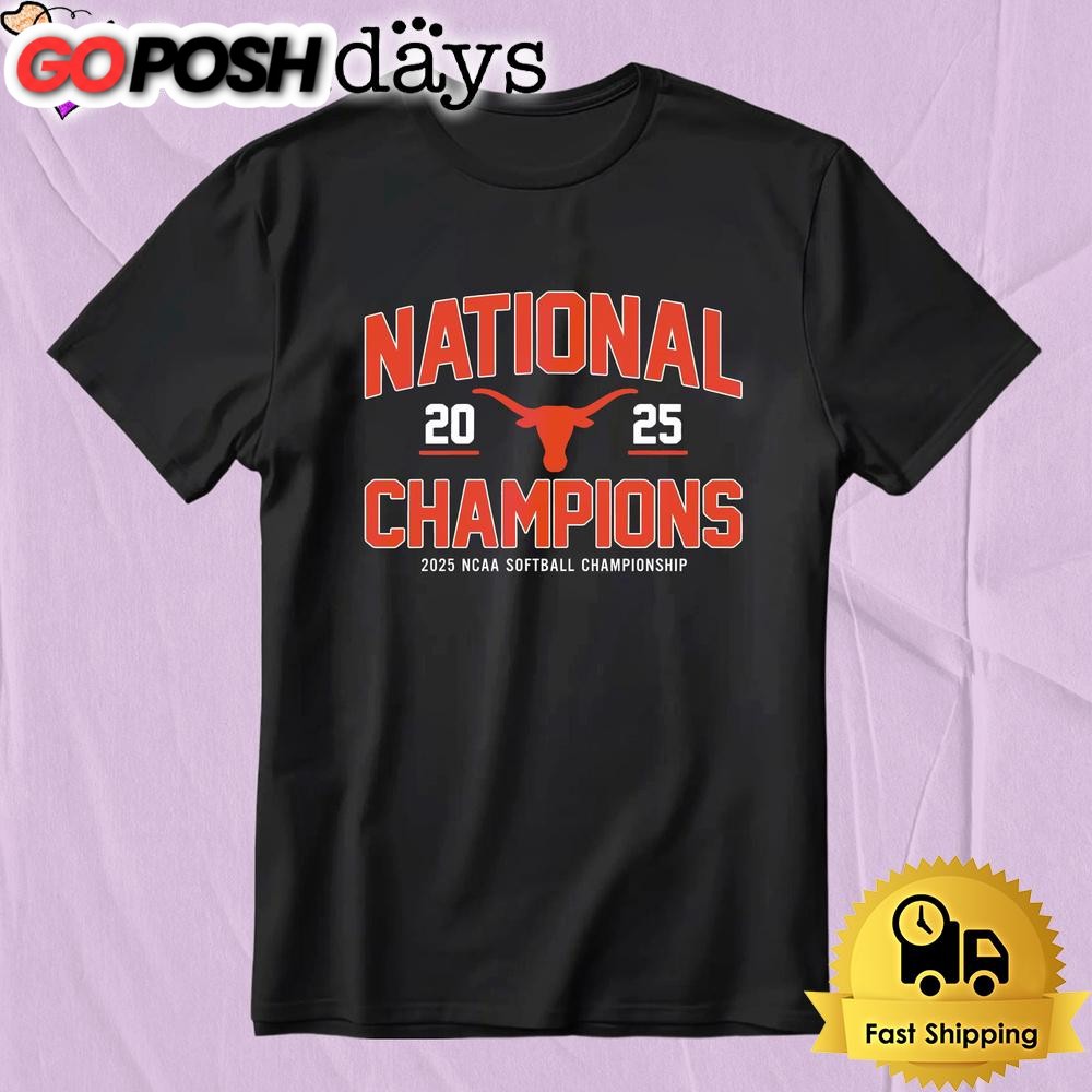 Texas Longhorns Softball 2025 National Champions Vintage Graphic T-Shirt