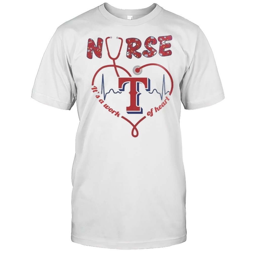 Texas Rangers Nurses Appreciation Night 2025 Baseball Shirt