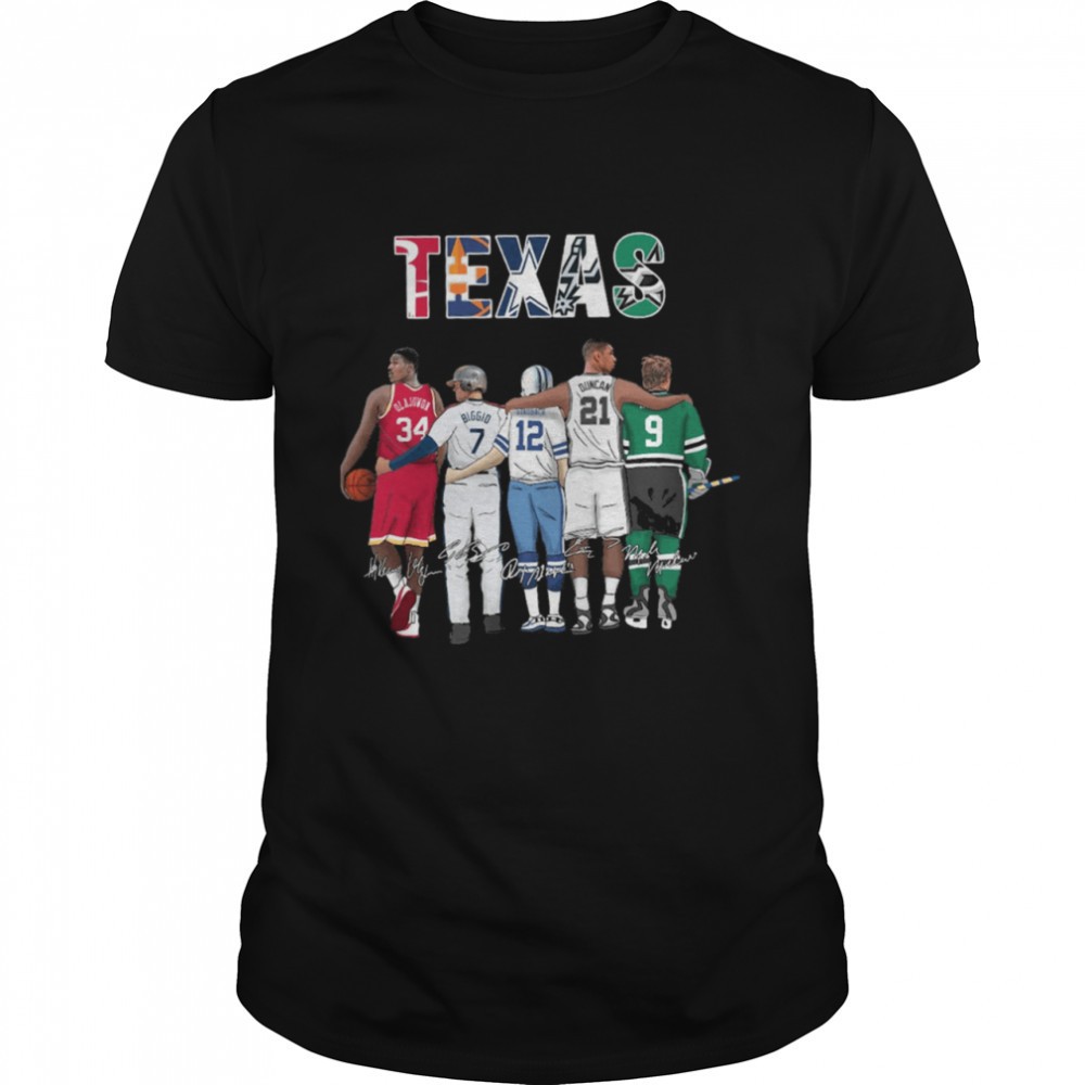 texas-sport-teams-with-34-olajuwon-7-biggio-12-staubach-21-duncan-and-9-modano-s-4bk9eqgo Texas Sport Teams With 34 Olajuwon 7 Biggio 12 Staubach 21 Duncan And 9 Modano Signatures Shirt