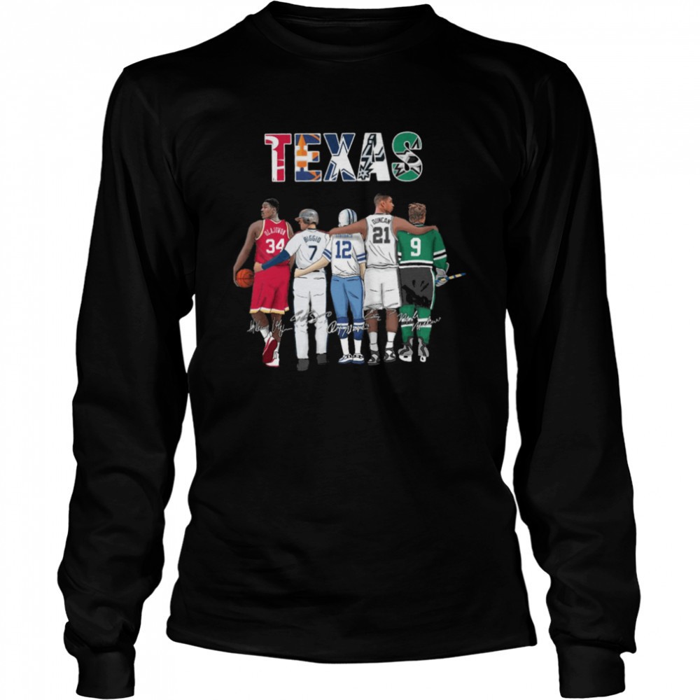 texas-sport-teams-with-34-olajuwon-7-biggio-12-staubach-21-duncan-and-9-modano-s-4bk9eqgo Texas Sport Teams With 34 Olajuwon 7 Biggio 12 Staubach 21 Duncan And 9 Modano Signatures Shirt