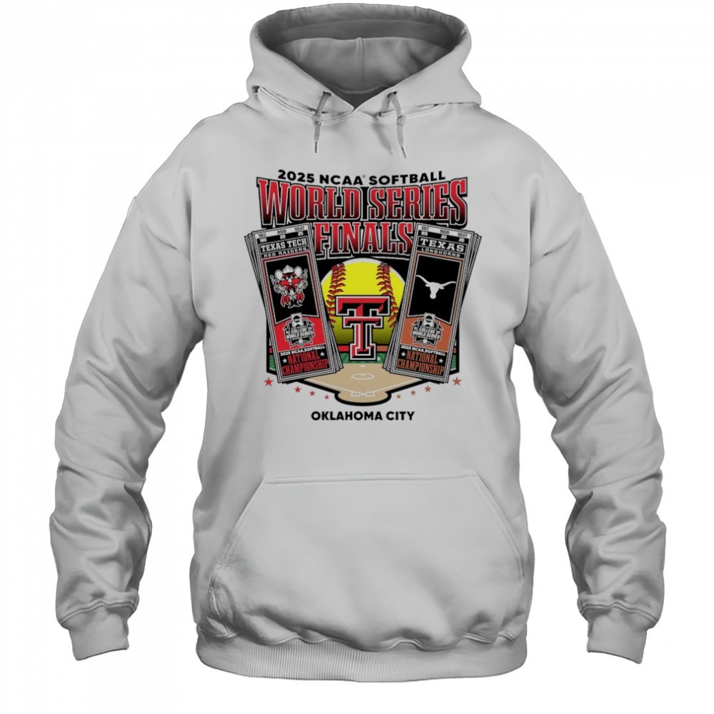 Texas Tech 2025 Softball College World Series Championship Finals Tickets Shirt