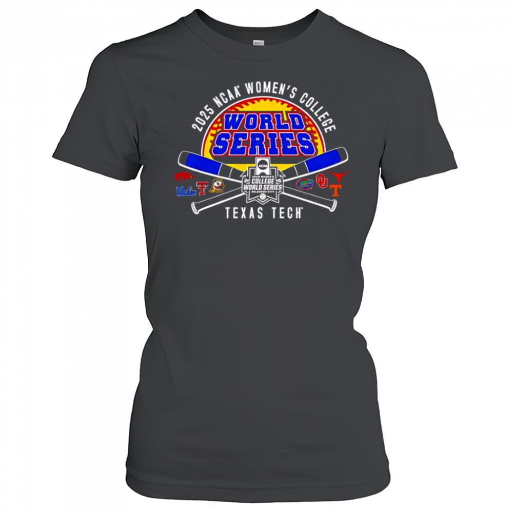 texas-tech-2025-softball-college-world-series-cross-bats-t-shirt-99tv8doc Texas Tech 2025 Softball College World Series Cross Bats T-Shirt