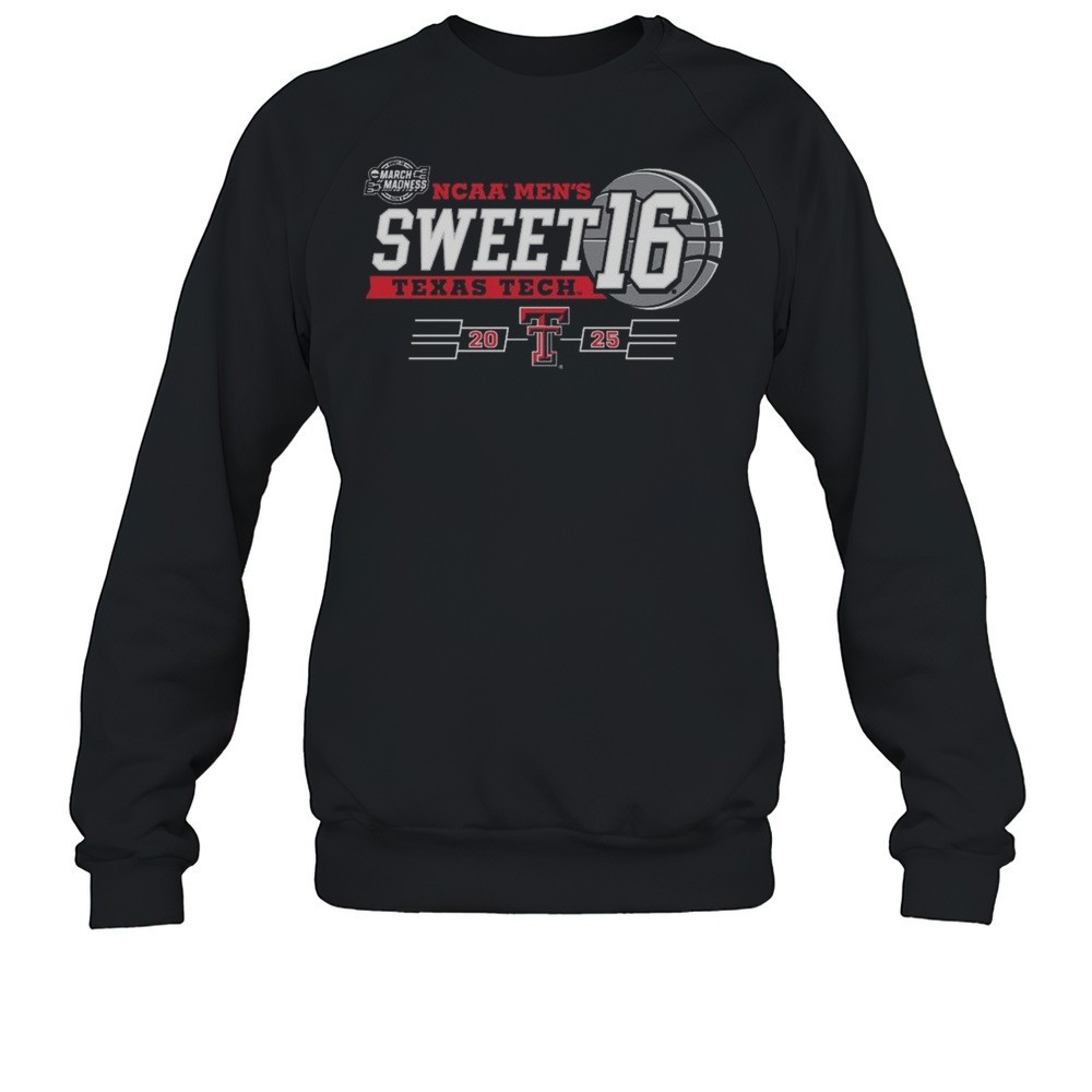 Texas Tech Basketball 2025 Sweet 16 Brackets Shirt
