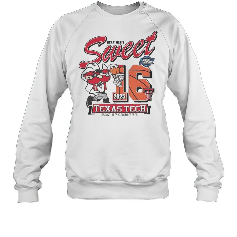 Texas Tech Basketball 2025 Sweet 16 Dunk On You Shirt