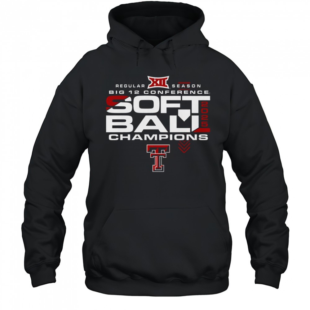 Texas Tech Red Raiders 2025 Big 12 Softball Regular Season Champions T-Shirt