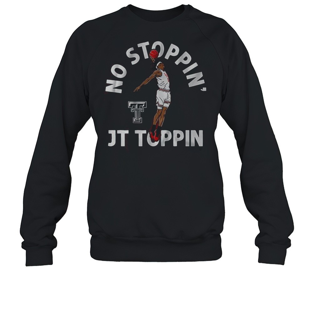 Texas Tech Red Raiders Basketball No Stoppin JT Toppin Painting T-shirt
