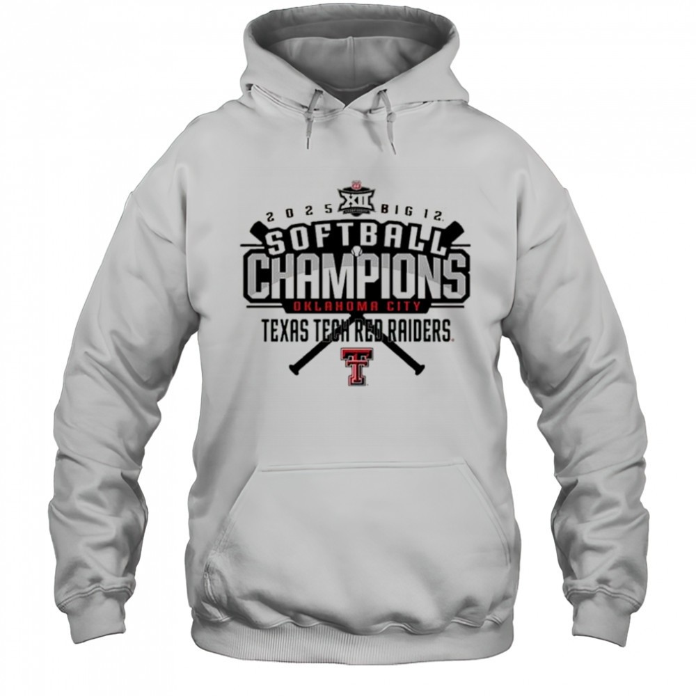 Texas Tech Red Raiders Big 12 Softball Conference Tournament Champions Locker Room 2025 t-shirt