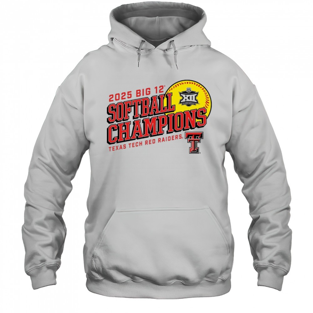 Texas Tech Red Raiders Big 12 Softball Conference Tournament Champions NCAA 2025 t-shirt