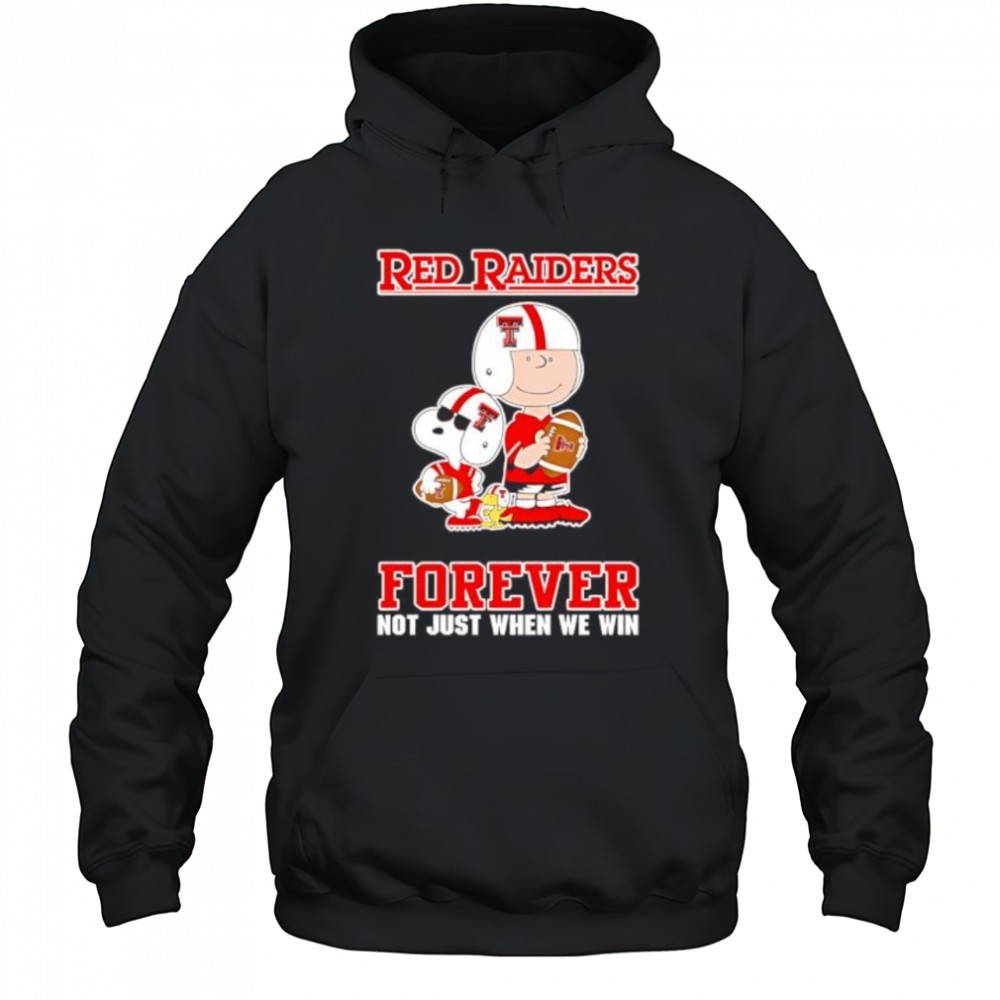 Texas Tech Red Raiders Charlie Brown Cartoon Forever shirt