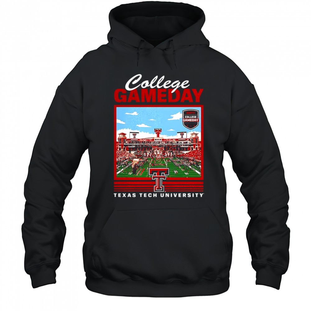 Texas Tech Red Raiders football College GameDay Jones AT and T stadium shirt