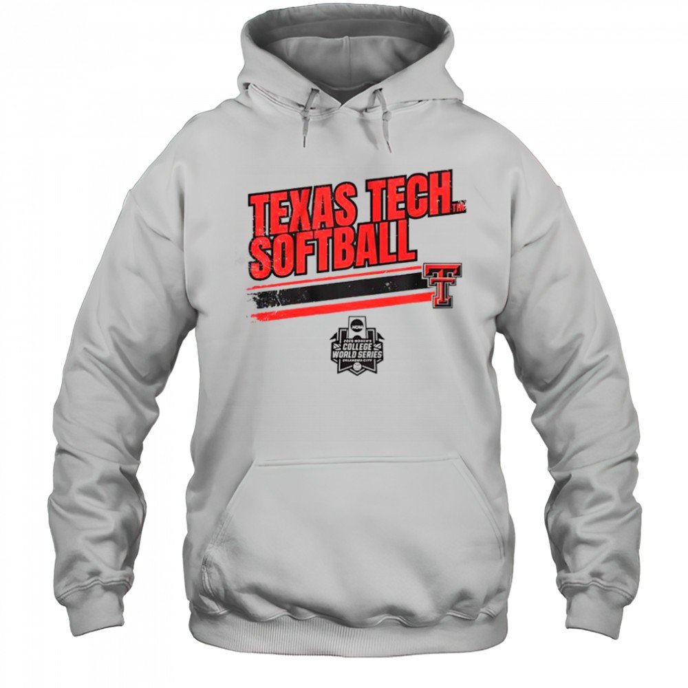 Texas Tech Softball Womens College World Series Stripe T-Shirt