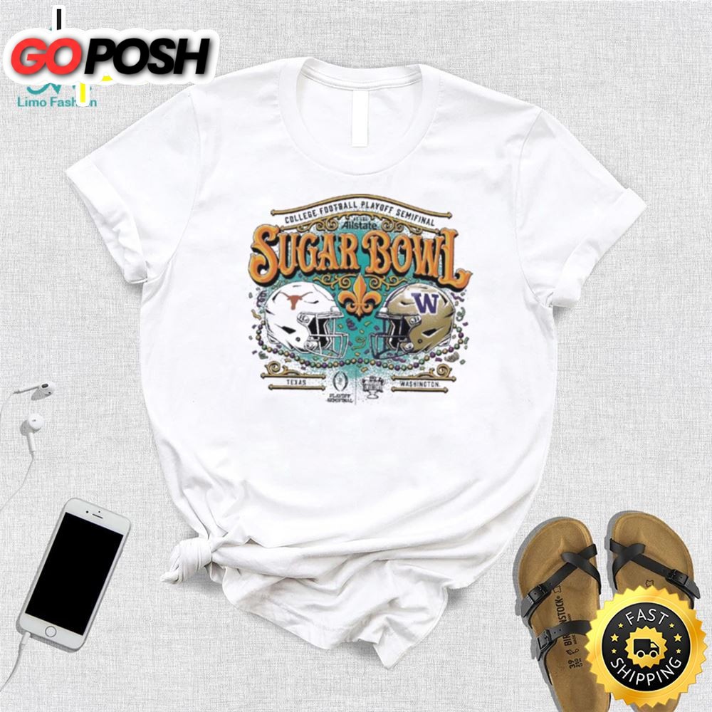 Texas Vs Washington College Football Playoff 2025 Sugar Bowl Head To Head Shirt