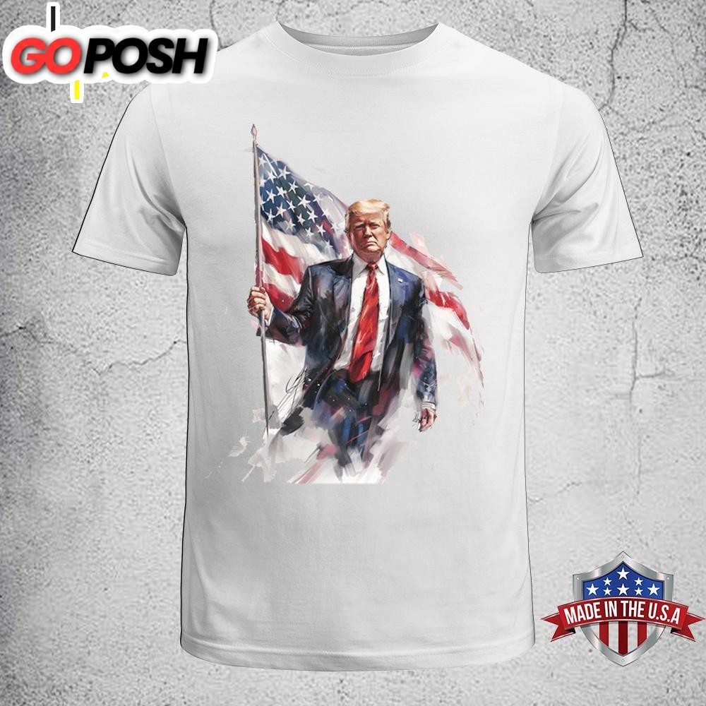 Thanks President Donald Trump USA Flag Unisex T-Shirt