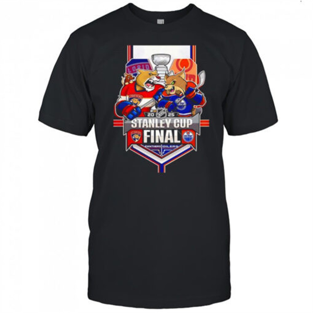 the-2025-stanley-cup-final-florida-panthers-vs-edmonton-oilers-matchup-mascot-t-wsukhb47 The 2025 Stanley Cup Final Florida Panthers Vs Edmonton Oilers Matchup Mascot T-Shirt