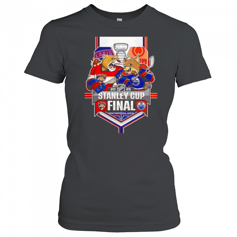 the-2025-stanley-cup-final-florida-panthers-vs-edmonton-oilers-matchup-mascot-t-wsukhb47 The 2025 Stanley Cup Final Florida Panthers Vs Edmonton Oilers Matchup Mascot T-Shirt