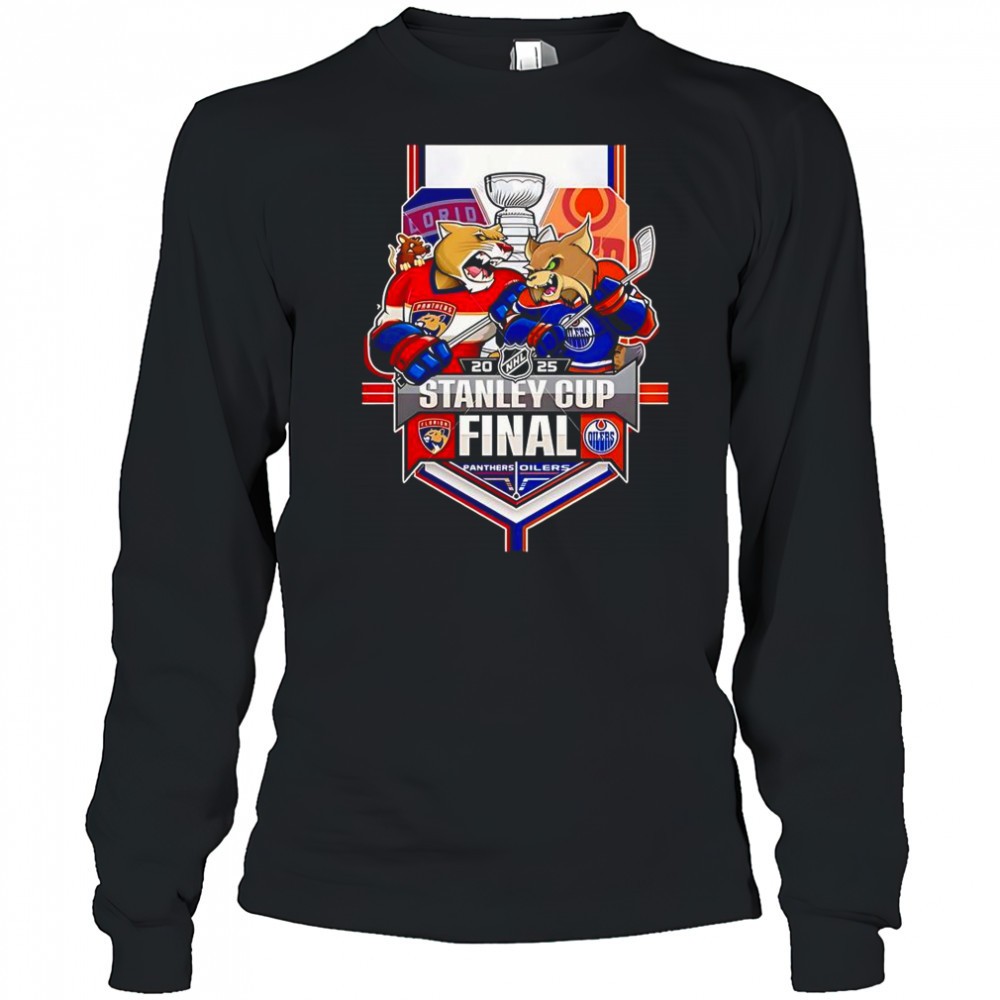 the-2025-stanley-cup-final-florida-panthers-vs-edmonton-oilers-matchup-mascot-t-wsukhb47 The 2025 Stanley Cup Final Florida Panthers Vs Edmonton Oilers Matchup Mascot T-Shirt