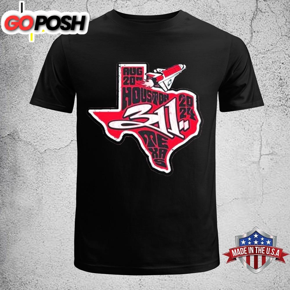 The 311 713 Music Hall, Houston August 2025 Unisex T-Shirt