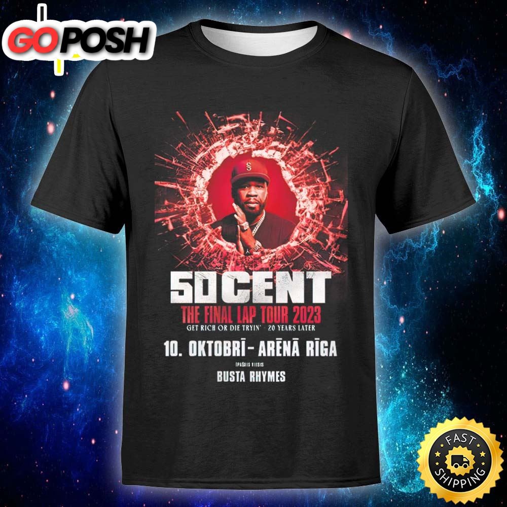 The 50 Cent The Final Lap Tour 2025 Oct 10 Unisex T-shirt