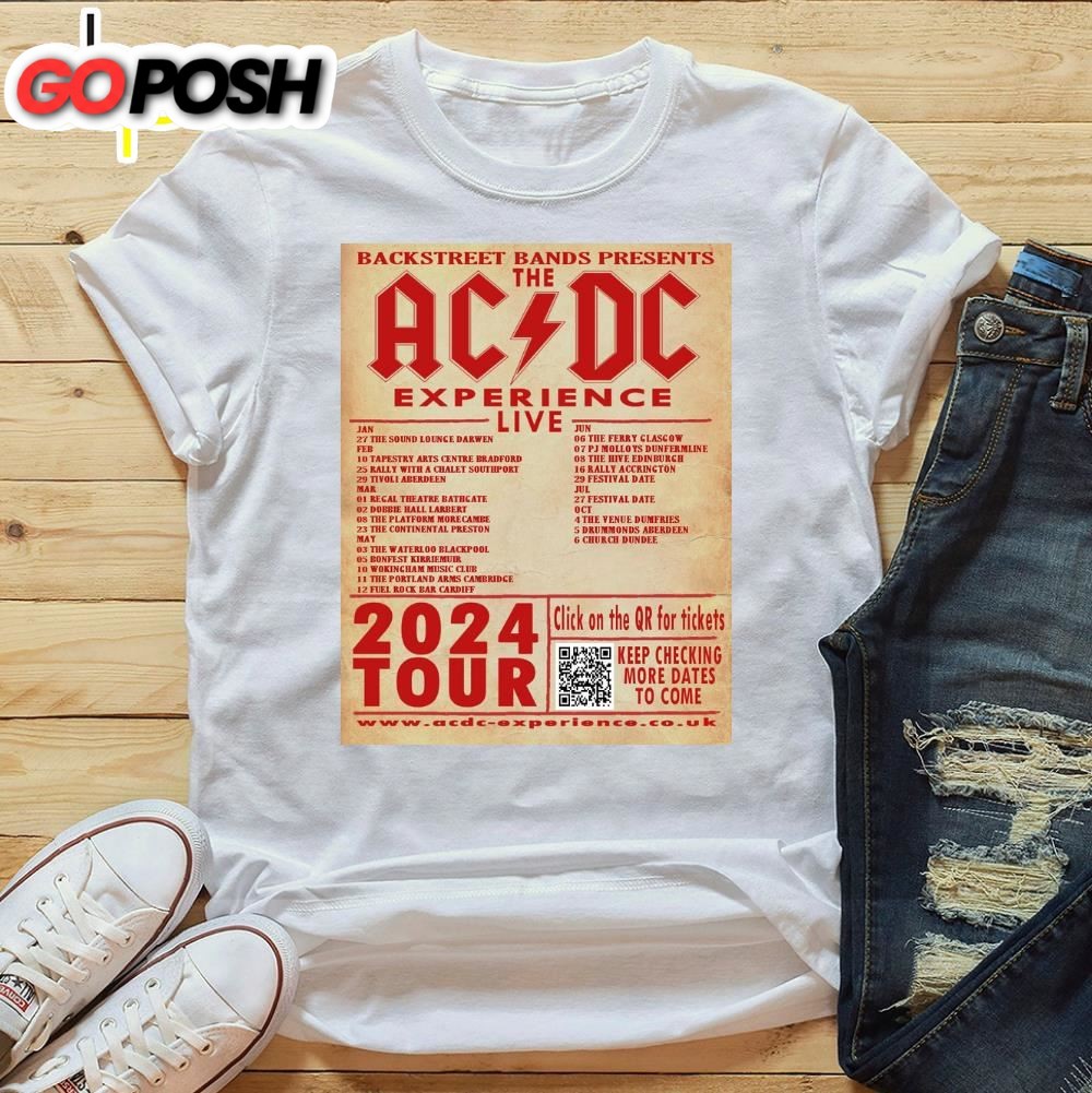 The Ac-Dc 2025 Tour Announced Unisex T-Shirt