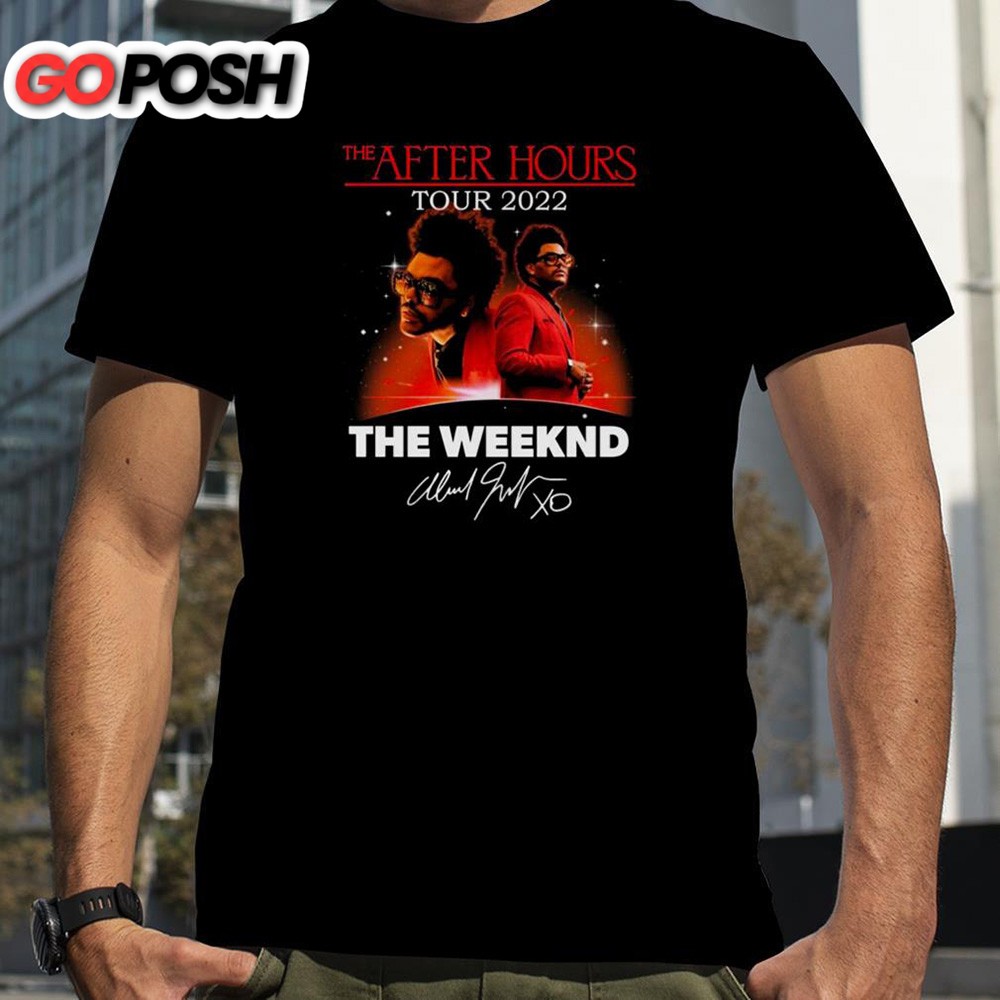 The After Hours Tour 2022 The Weeknd Signatures Unisex T-Shirt