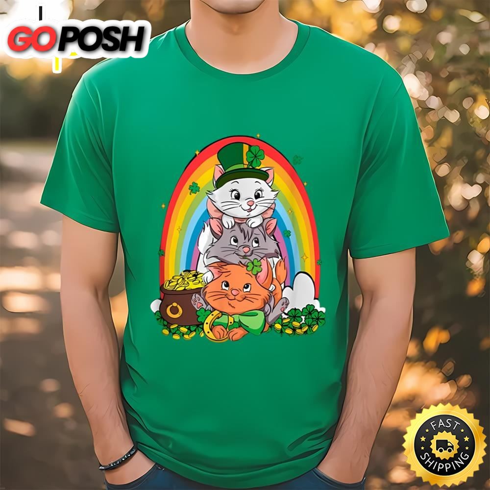 The Aristocats Marie Berlioz Toulouse Shamrock Rainbow Patricks…