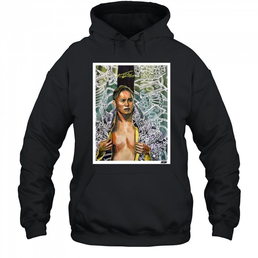 The Art of Rob Schamberger – Kazuchika Okada AEW Signature t-shirt