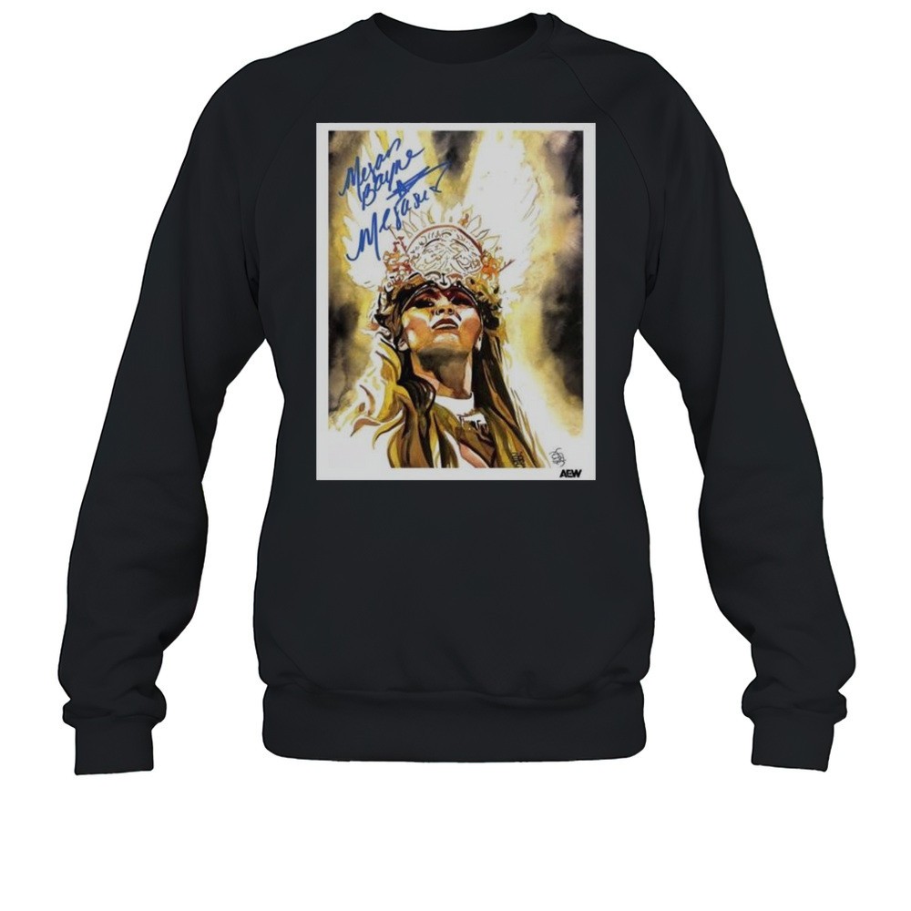 The Art Of Rob Schamberger Megan Bayne AEW Signature T-shirt