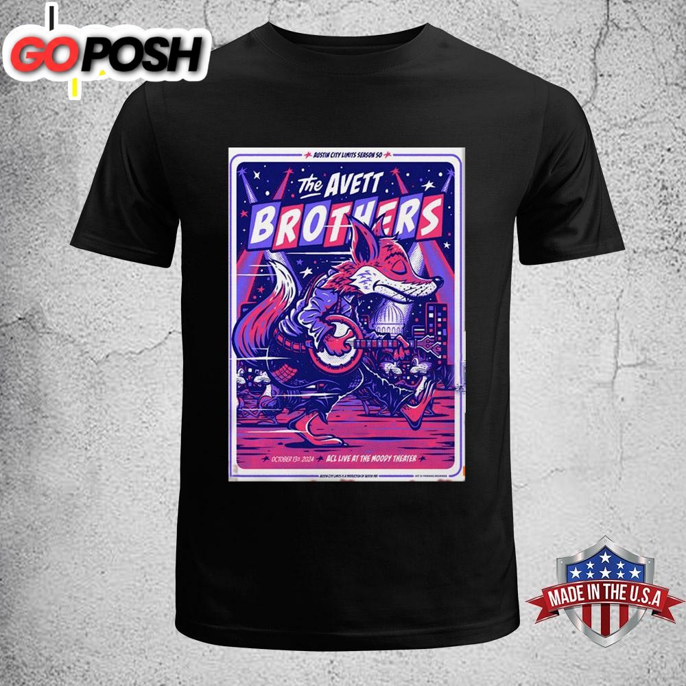 The Avett Brothers The Moody Theater Austin TX Oct 2024 Unisex T-Shirt