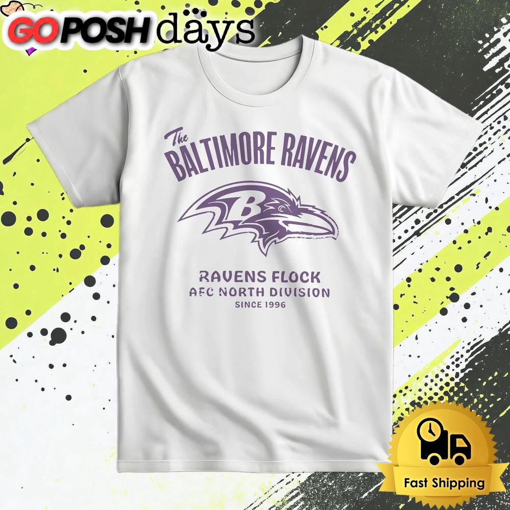 The Baltimore Ravens Football Ravens Flock T Shirt