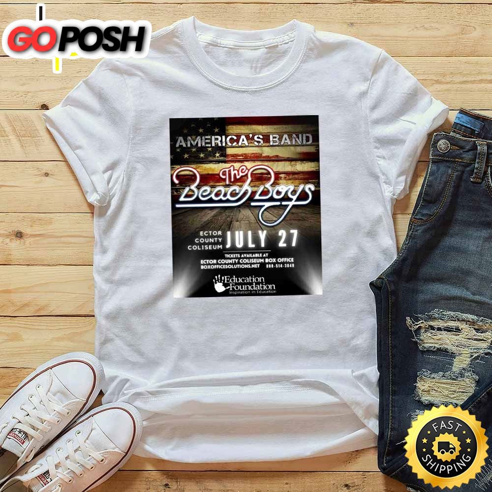 The Beach Boys Nashville Tour 2025 White T-Shirt