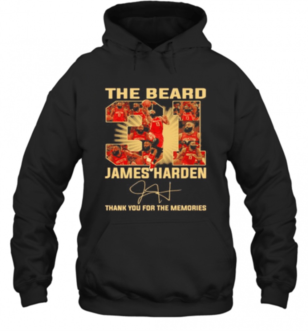 The Beard 31 James Harden Thank You For The Memories Signature T-Shirt