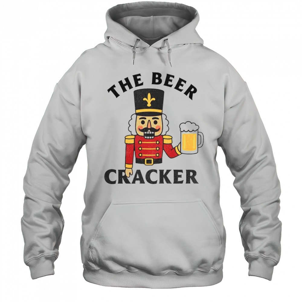 The Beer Cracker Nutcracker Christmas T-Shirt