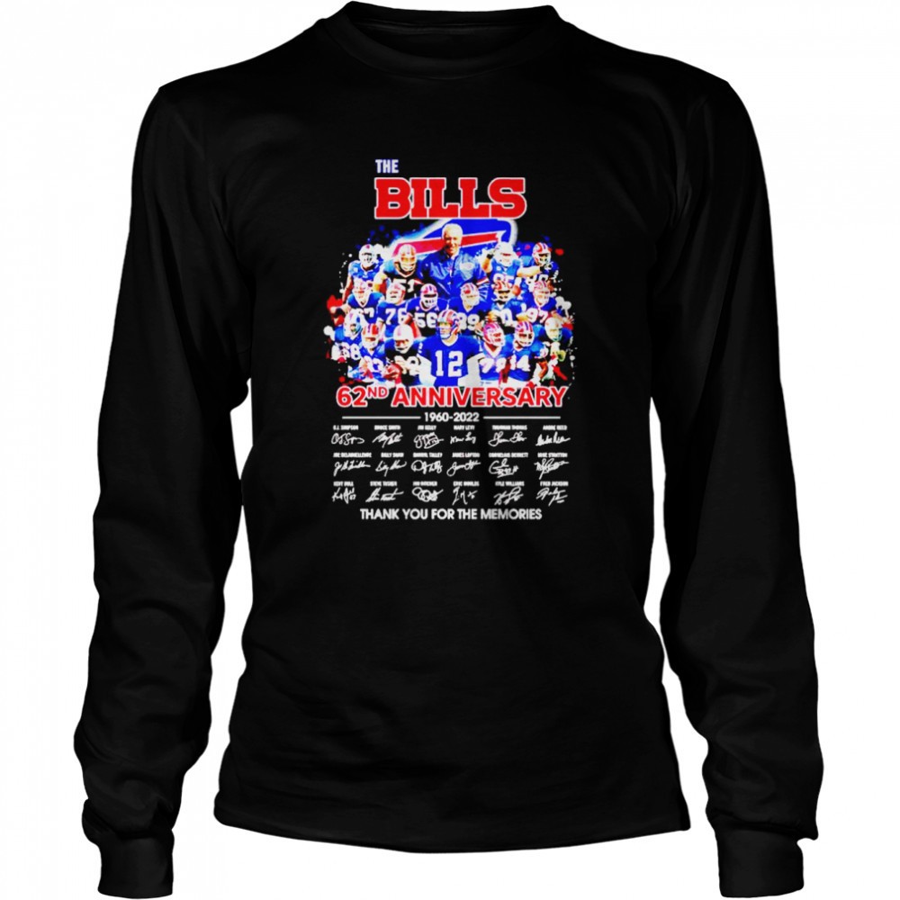 the-bills-62nd-anniversary-1960-2022-thank-you-for-the-memories-shirt-enrfoogv The Bills 62nd Anniversary 1960 2022 thank you for the memories shirt