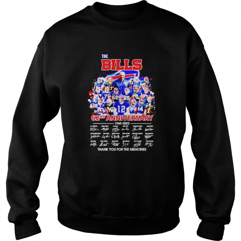 the-bills-62nd-anniversary-1960-2022-thank-you-for-the-memories-shirt-enrfoogv The Bills 62nd Anniversary 1960 2022 thank you for the memories shirt